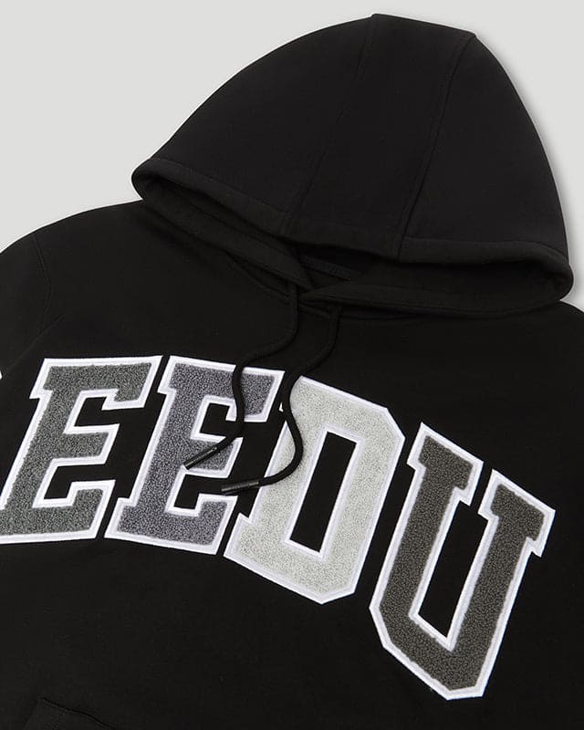 Geedup Team Logo Hoodie (Black/Grey Monochrome)