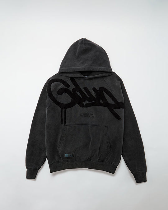 Geedup Handstyle Hoodie (Vintage Blackout)