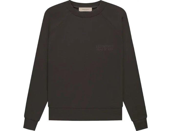 Fear of God: ESSENTIALS Crewneck "Off-Black" (FW22) - COP IT AU