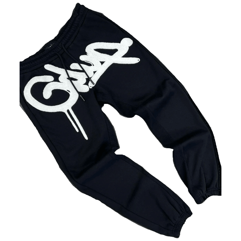 Geedup Handstyle Sweatpants (Black/White) - COP IT AU