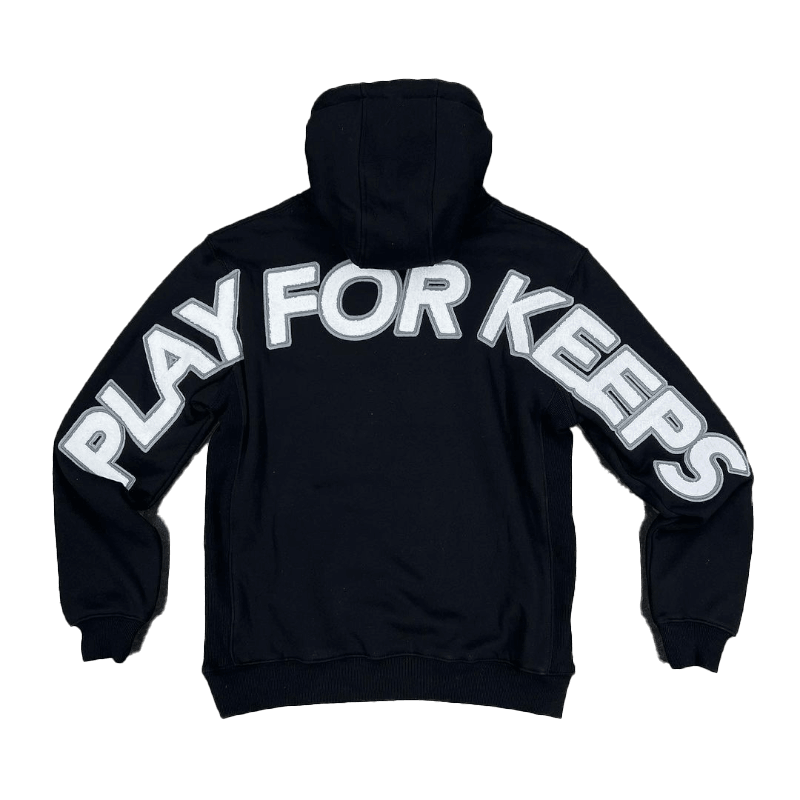 Geedup Play For Keeps Hoodie (Black/White) - COP IT AU