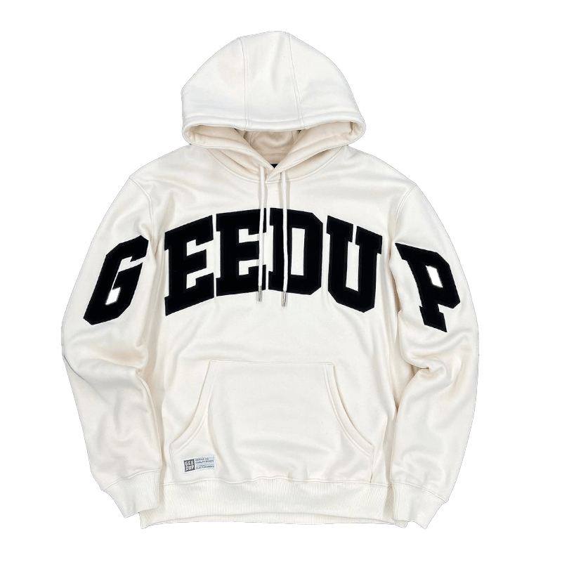 Geedup Team Logo Hoodie (Cream/Black) - COP IT AU
