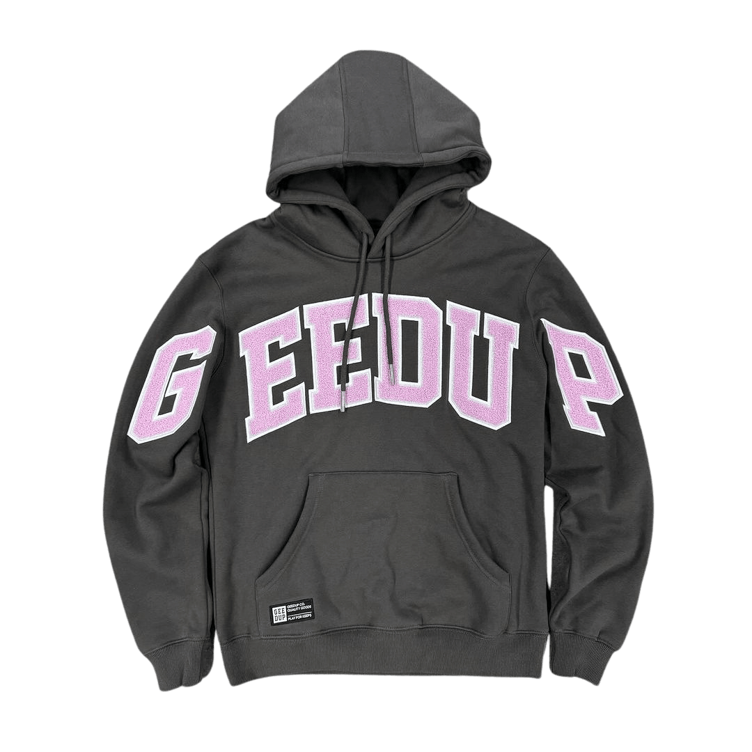 Geedup Team Logo Hoodie (Lavender/Charcoal) - COP IT AU
