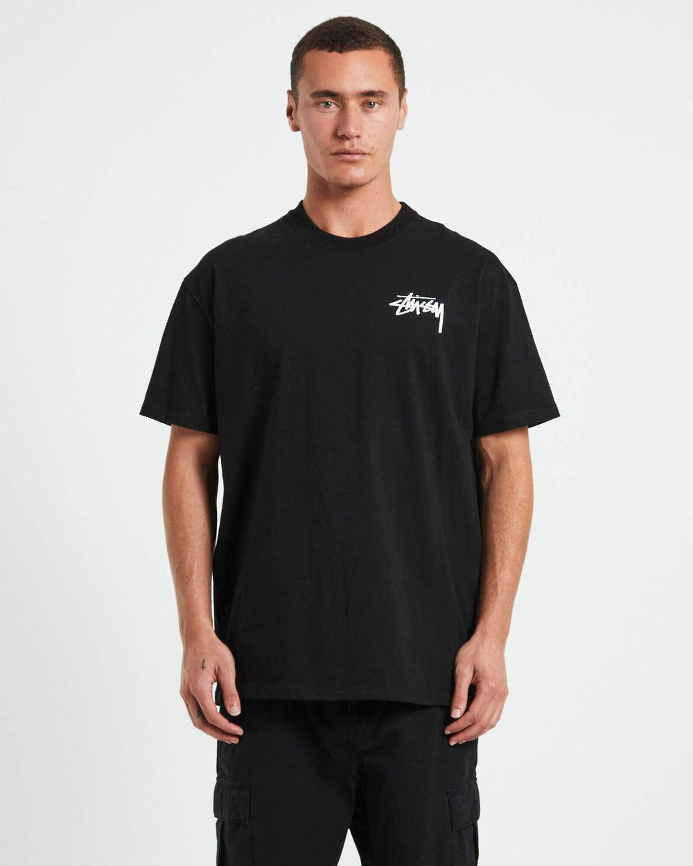 Stussy Heavyweight T-Shirt "8 Ball" (Black) - COP IT AU