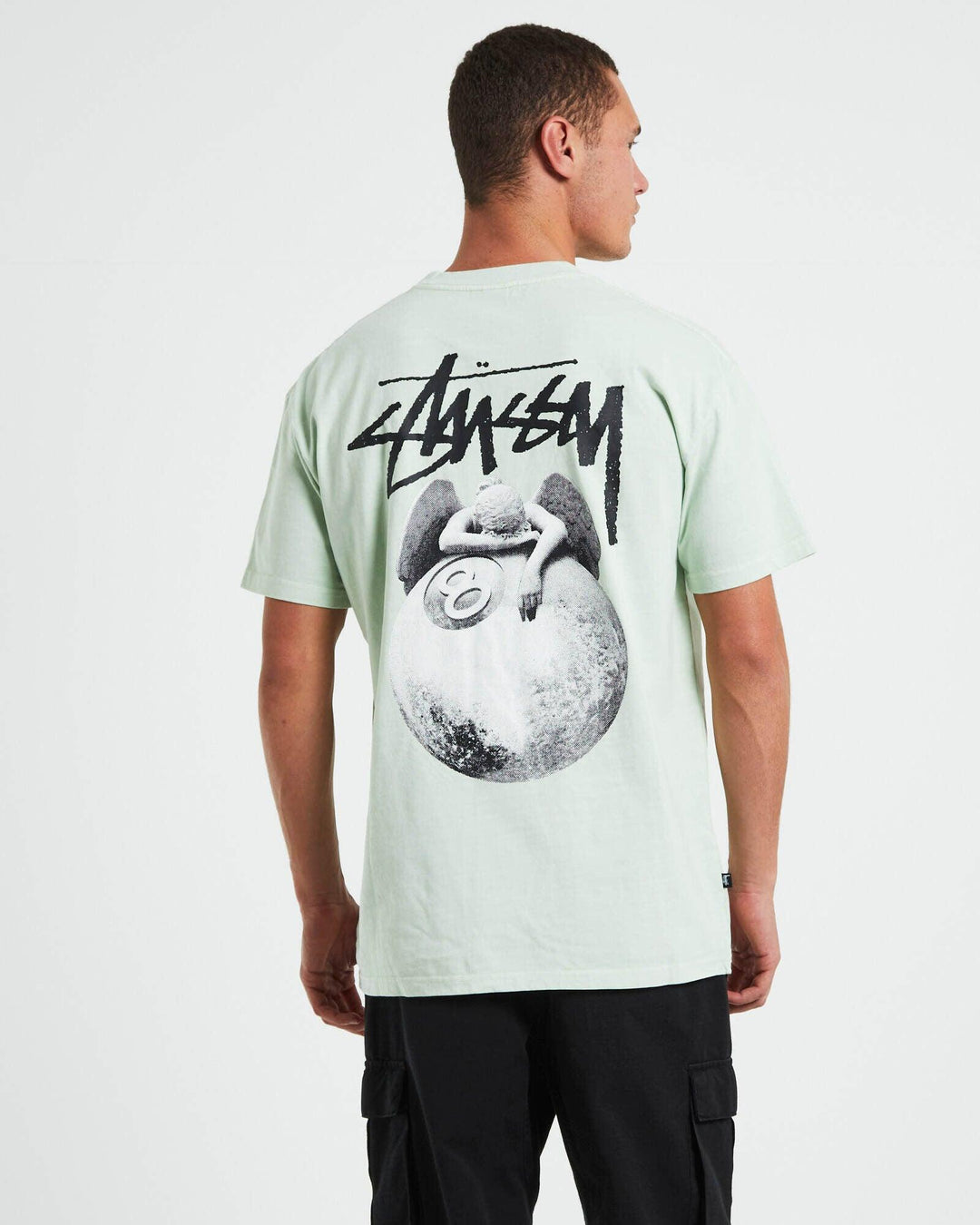 Stussy Heavyweight T-Shirt "Angel" (Green) - COP IT AU