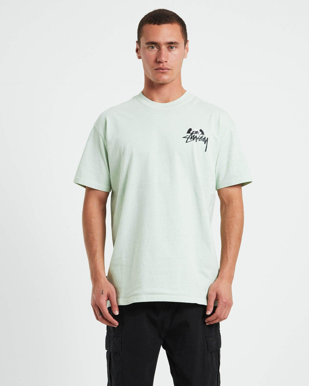 Stussy Heavyweight T-Shirt "Angel" (Green) - COP IT AU