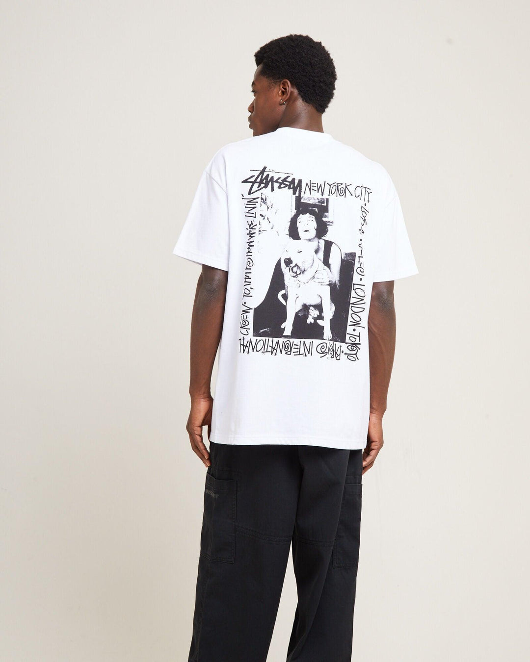 Stussy Heavyweight T-Shirt "How We're Living" (White) - COP IT AU