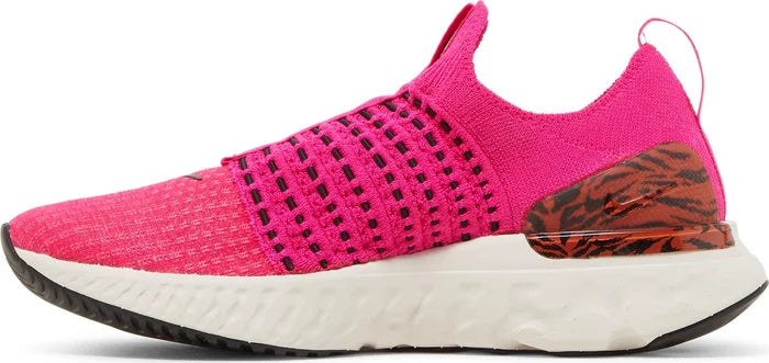 Women’s Nike React Phantom Run Flyknit 2 'Pink Prime Zebra'