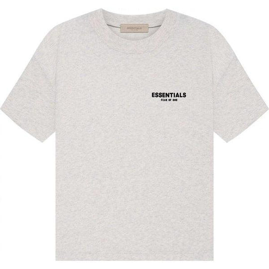 Fear of God: ESSENTIALS Logo Tee 'Light Oatmeal' (SS22) - COP IT AU