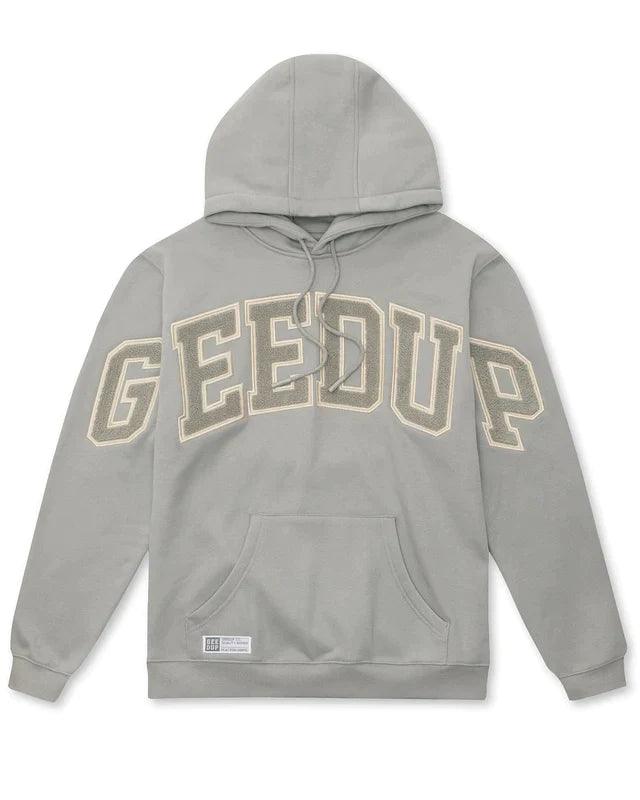 Geedup Team Logo Hoodie (Nardo Grey/Gold) - COP IT AU