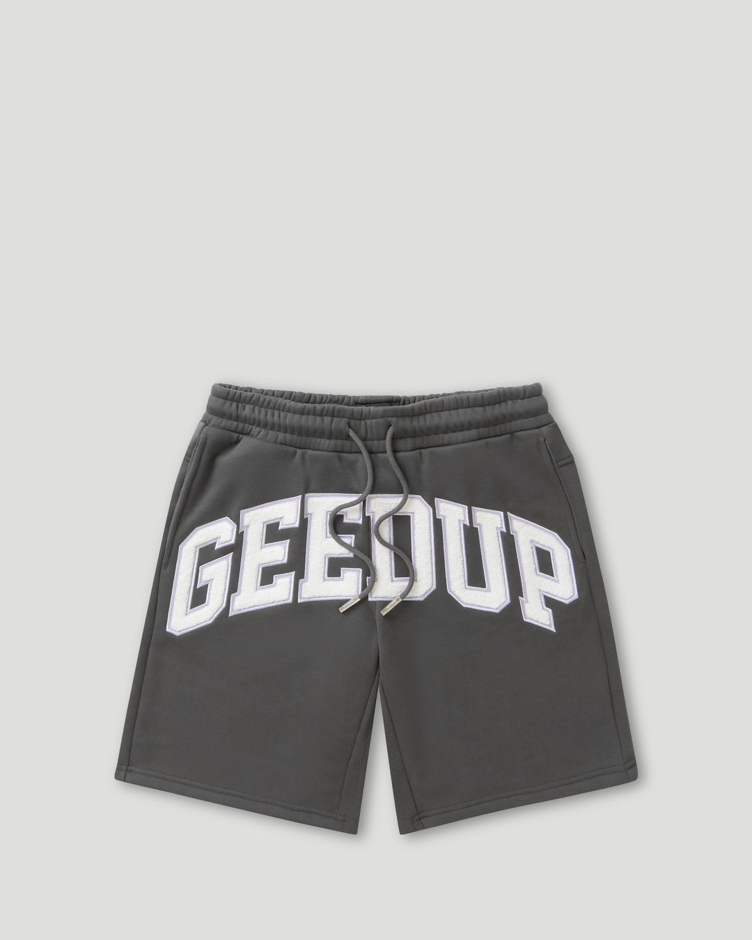 Geedup Team Logo Sweatshorts (Asphalt Grey) - COP IT AU
