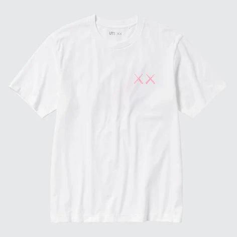 Kaws x Uniqlo UT Short Sleeve Graphic Tee 'White/Pink' - COP IT AU